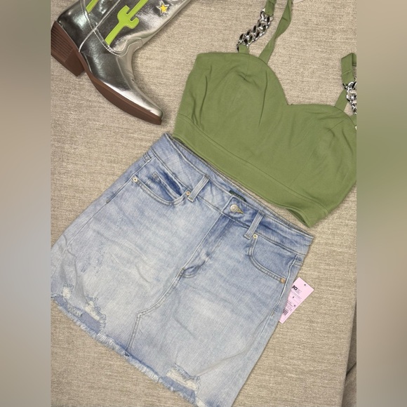 Festival Western Outfit Bundle 🤠 Top Small/Skirt 6/Boots 6! - Picture 4 of 10